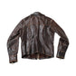 Vintage 1970s East West Musical Instruments Leather Motorcycle Jacket from propervintagecanada