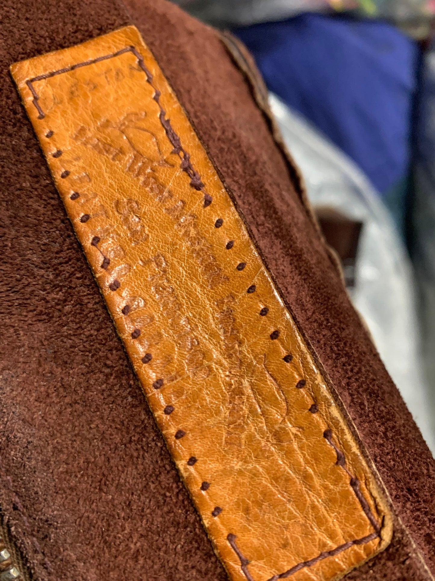 Vintage 1970s East West Musical Instruments Leather Motorcycle Jacket from propervintagecanada