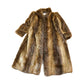 Vintage 1970s Eaton Full Length Brown Raccoon Fur Coat Adult L Men's Large from propervintagecanada