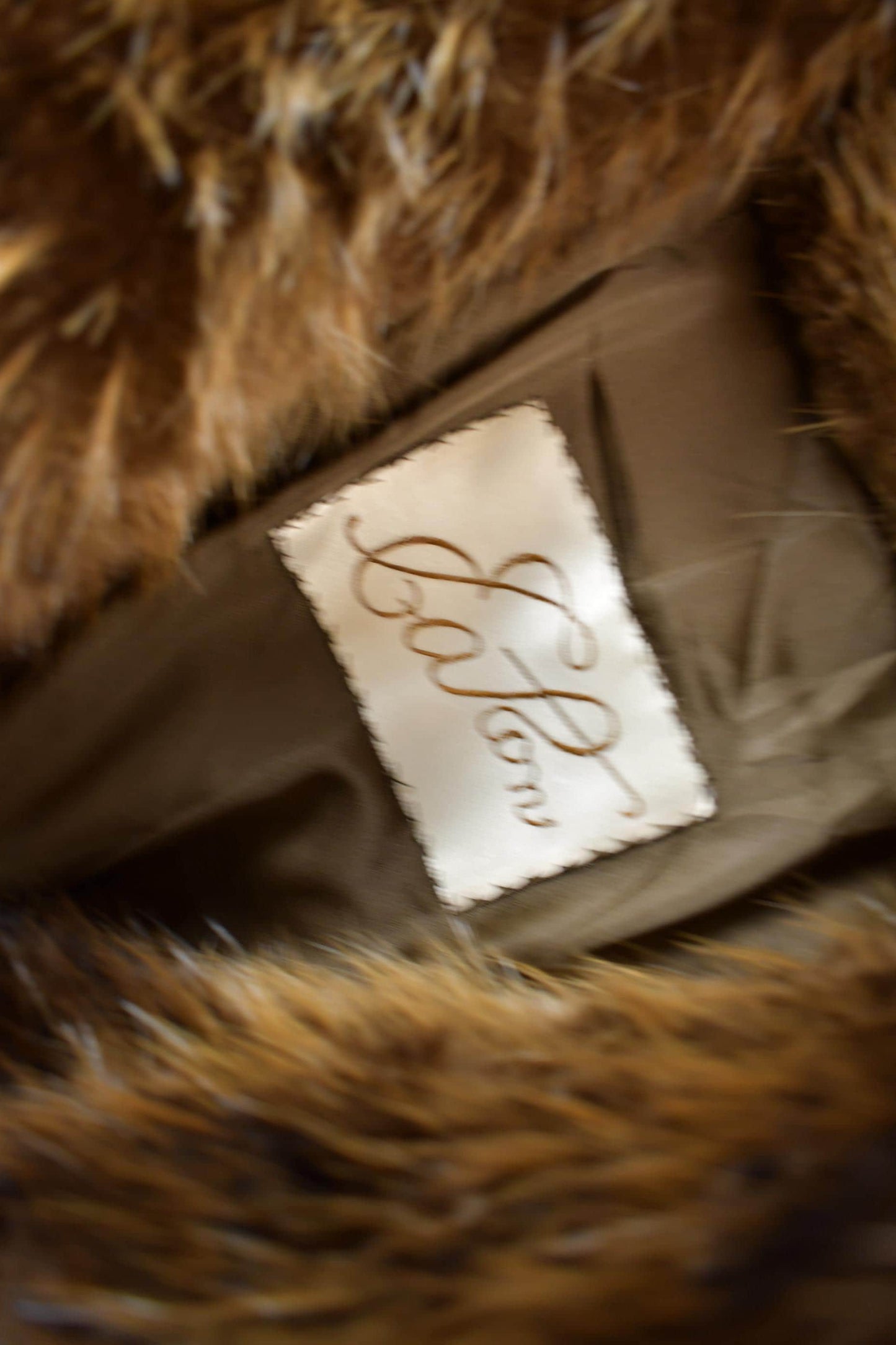 Vintage 1970s Eaton Full Length Brown Raccoon Fur Coat Adult L Men's Large from propervintagecanada