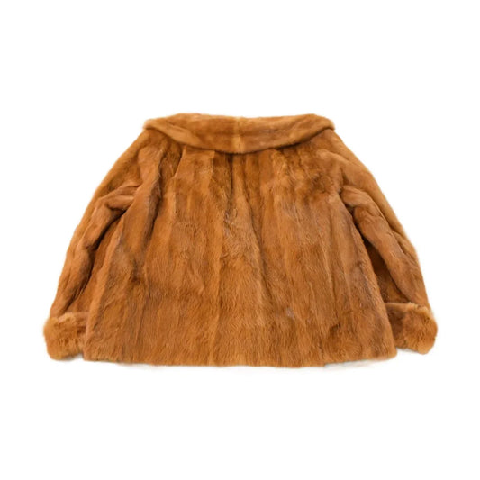 Vintage 1970s Eaton's Brown Mink Fur Coat Women's L from propervintagecanada