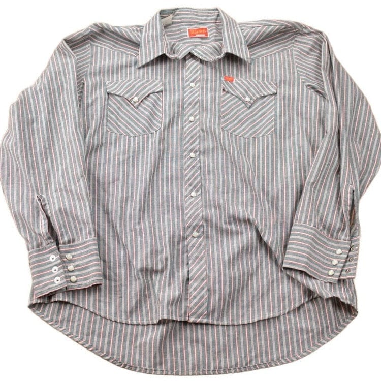 Vintage 1970s Ely Plains Embroidered Western Cowboy Style Button Up Shirt Men's XL from propervintagecanada
