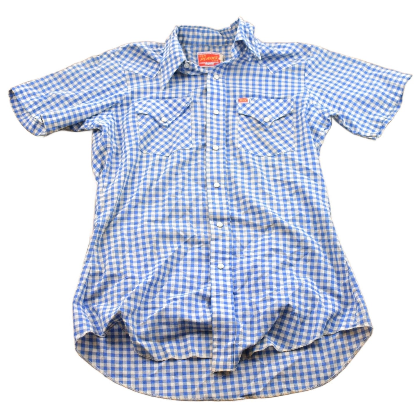 Vintage 1970s Ely Plains Plaid Button Up Western Shirt Men's Medium from propervintagecanada