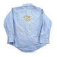 Vintage 1970s Embroidered Fish Button Up Shirt Men's Large from propervintagecanada