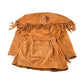 Vintage 1970s Embroidered Horse Fringe Leather Jacket from propervintagecanada