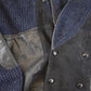 Vintage 1970s Emme Esse Leather Patch Knit Cardigan Sweater Men's XL from propervintagecanada