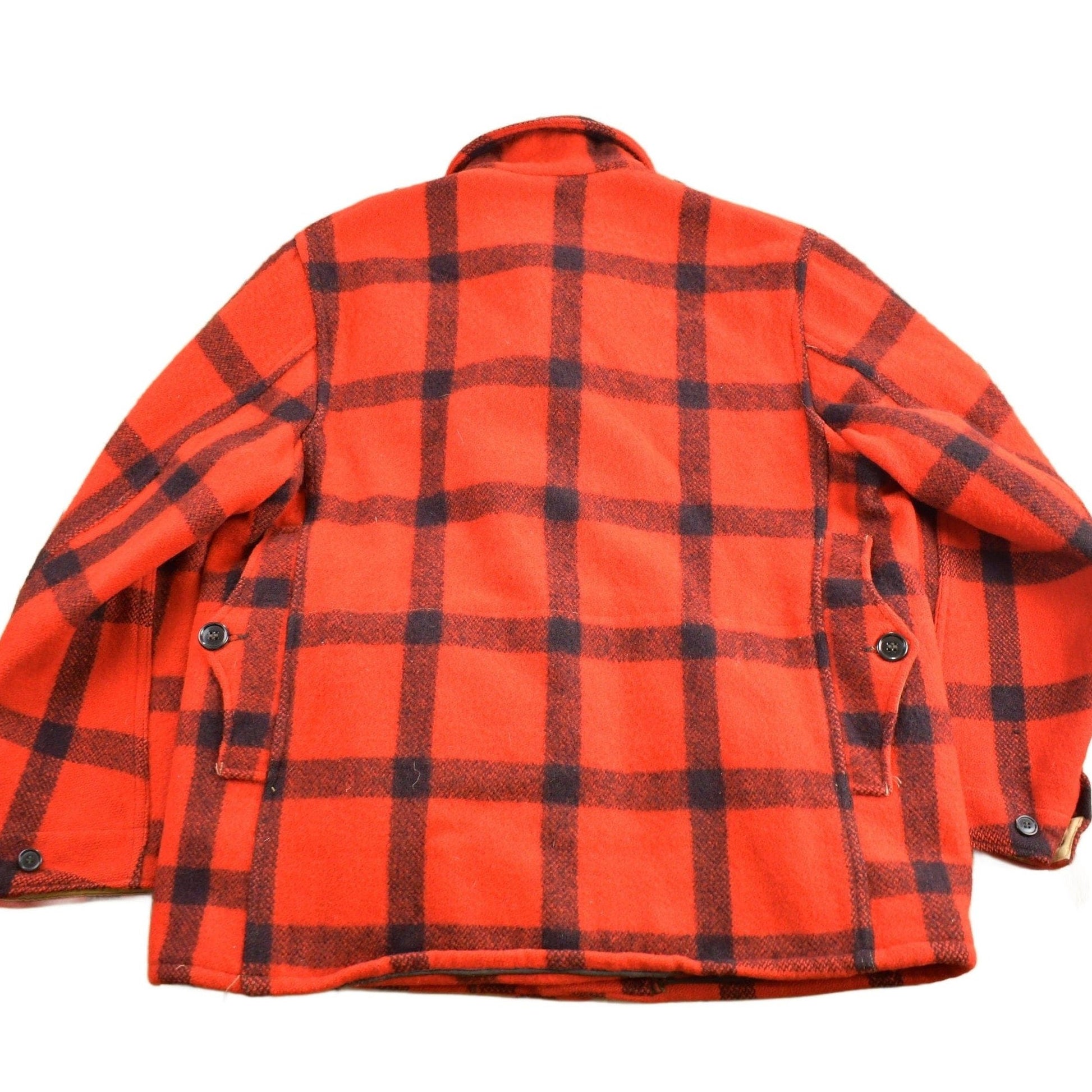Vintage 1970s Falcon Brand 100% Wool Buffalo Plaid Jacket Men's Large from propervintagecanada