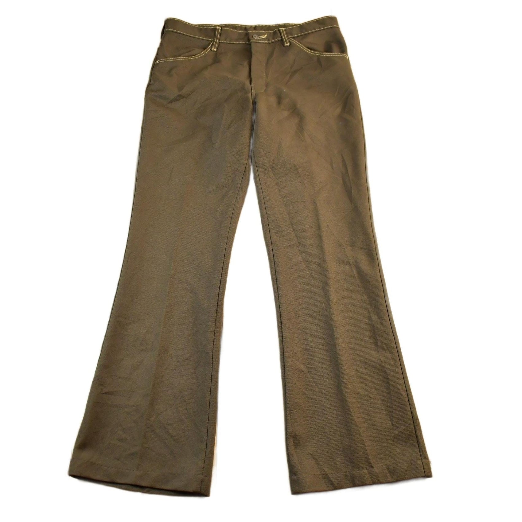 Vintage 1970s Farah Bell Bottom Corduroy Flare Pants Men's Size 34 x 32 from propervintagecanada