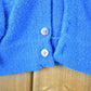 Vintage 1970s Fargo Knit Perfect Mild Distress Cardigan Sweater Men's S from propervintagecanada