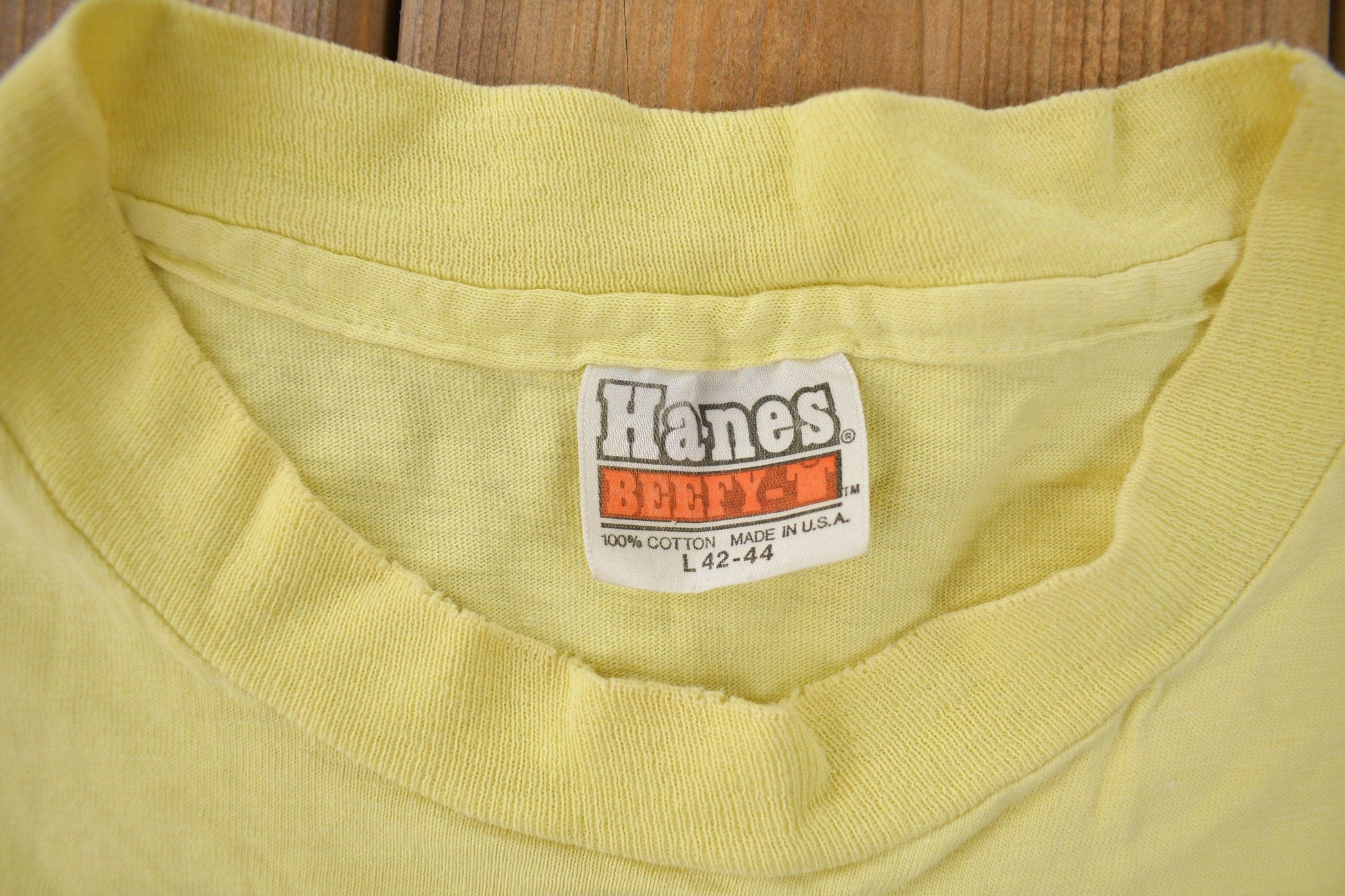 Vintage 1970S Fear and Loathing In Las Vegas Single Stitch Graphic T Shirt Made In USA Size Large from propervintagecanada