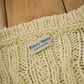 Vintage 1970s Flaherty Imports 3D Cable Knit Button Up Sweater from propervintagecanada