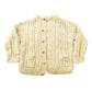 Vintage 1970s Flaherty Imports 3D Cable Knit Button Up Sweater from propervintagecanada