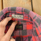 Vintage 1970s Flannel Button Up Plaid Trucker Shirt Men's Large from propervintagecanada