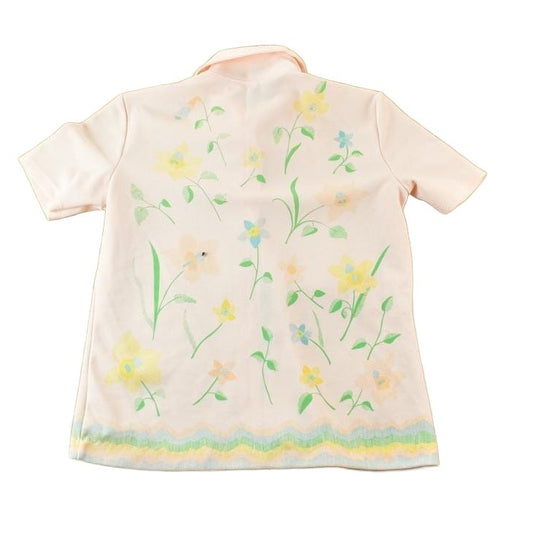 Vintage 1970s Floral AOP Button Up Shirt Men's Small from propervintagecanada