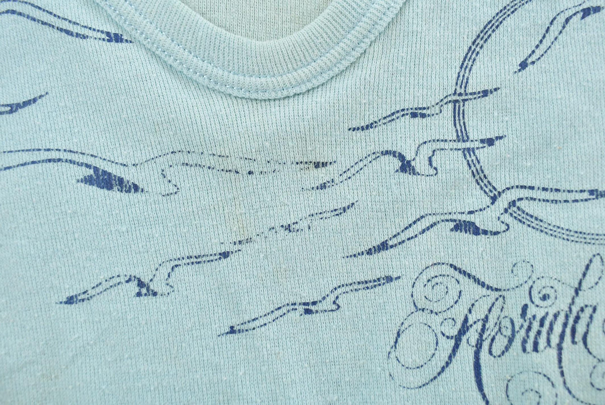 Vintage 1970s Florida Seagulls Souvenir T Shirt Baby Tee Womens S from propervintagecanada