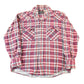 Vintage 1970s Fruit Of The Loom Flannel Button Up Shirt Men's Medium from propervintagecanada