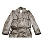 Vintage 1970s Full Length Brown Leather Trench Coat from propervintagecanada
