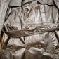Vintage 1970s Full Length Brown Leather Trench Coat from propervintagecanada