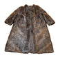 Vintage 1970s Full Length Brown Mink Fur Coat from propervintagecanada