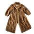 Vintage 1970s Full Length Chestnut Mink Fur Coat Made In USA from propervintagecanada