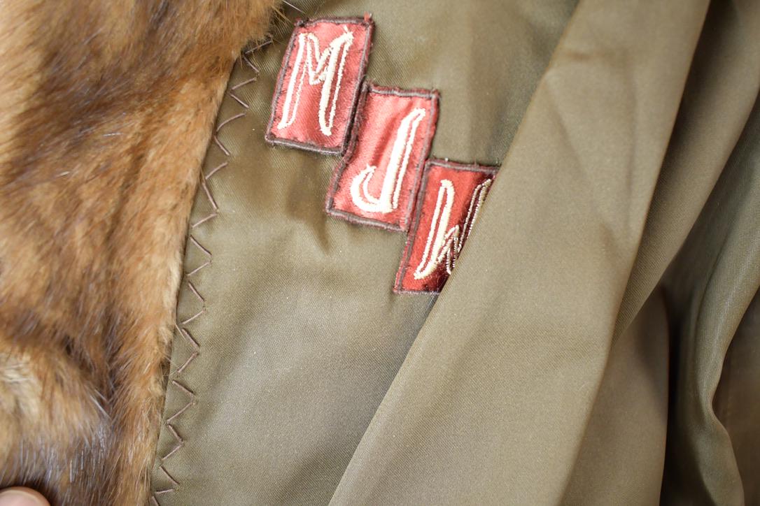 Vintage 1970s Full Length Chestnut Mink Fur Coat Made In USA from propervintagecanada