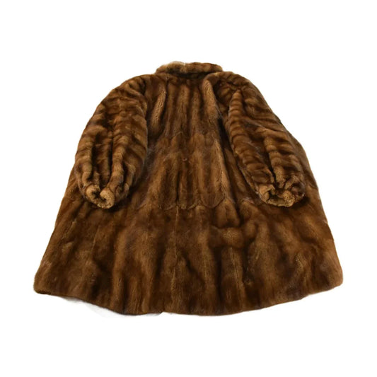 Vintage 1970s Full Length Mink Fur Coat Adult XL from propervintagecanada