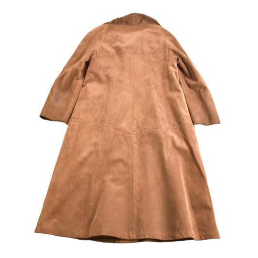 Vintage 1970s Fur Collar Suede Leather Jacket from propervintagecanada