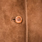Vintage 1970s Fur Collar Suede Leather Jacket Men's Small from propervintagecanada