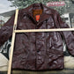 Vintage 1970s Genuine Leather Lined Overcoat Men's M from propervintagecanada