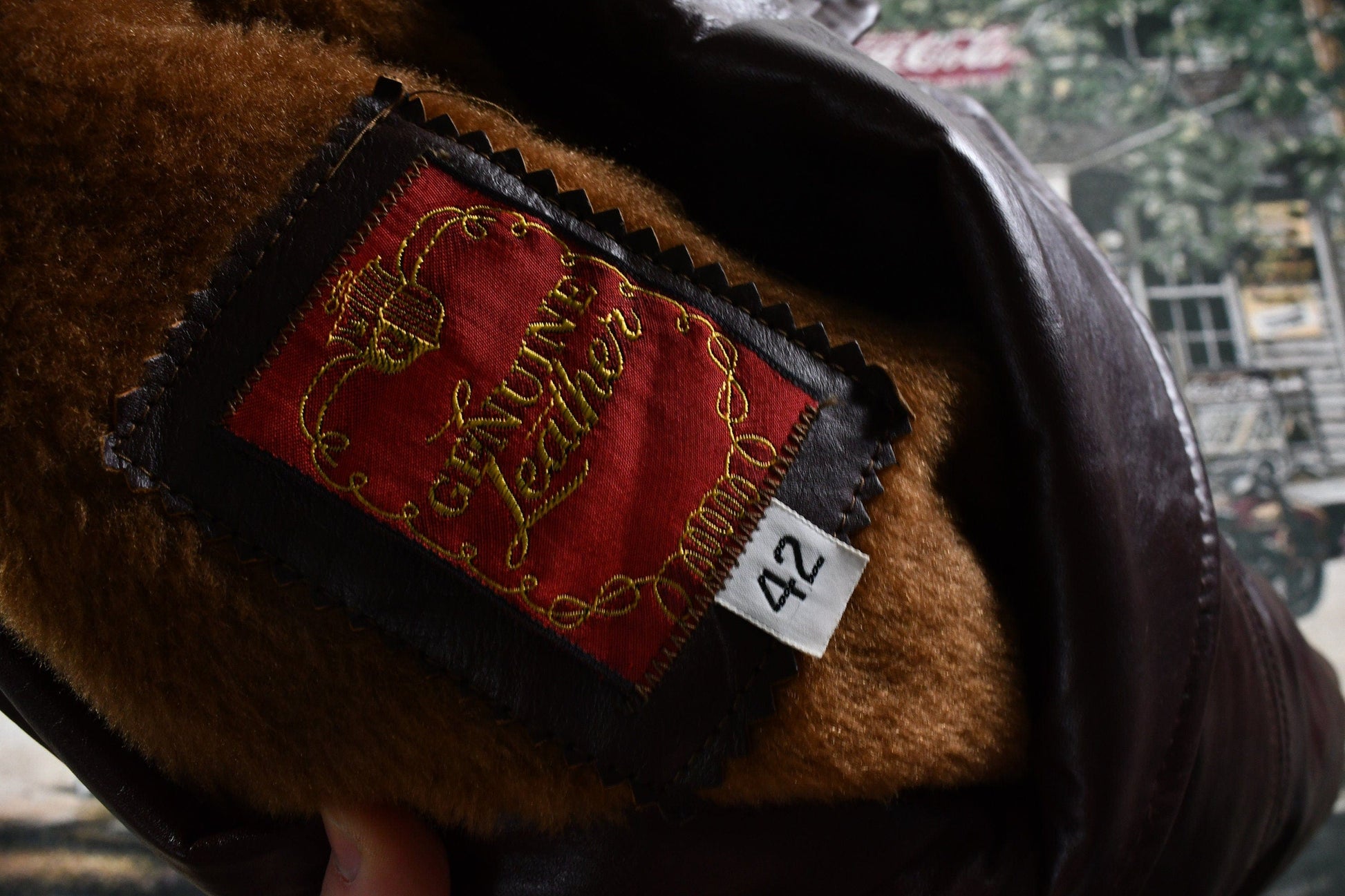 Vintage 1970s Genuine Leather Lined Overcoat Men's M from propervintagecanada