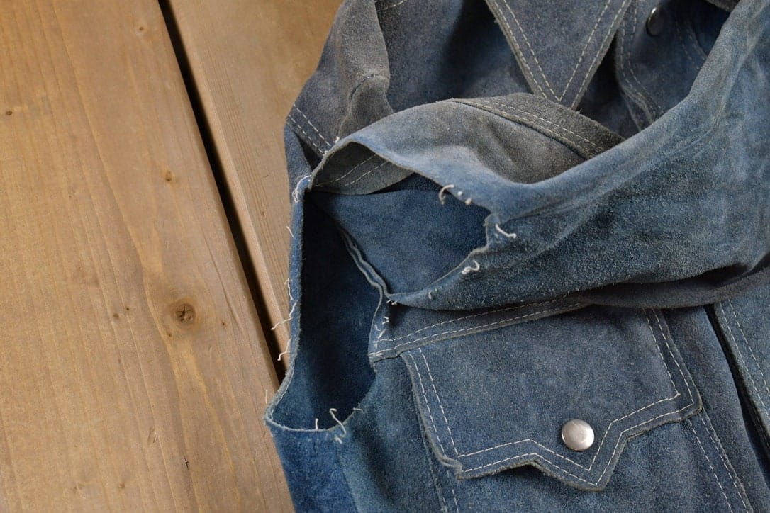 Vintage 1970s Genuine Leather Suede Jacket Men's Medium from propervintagecanada