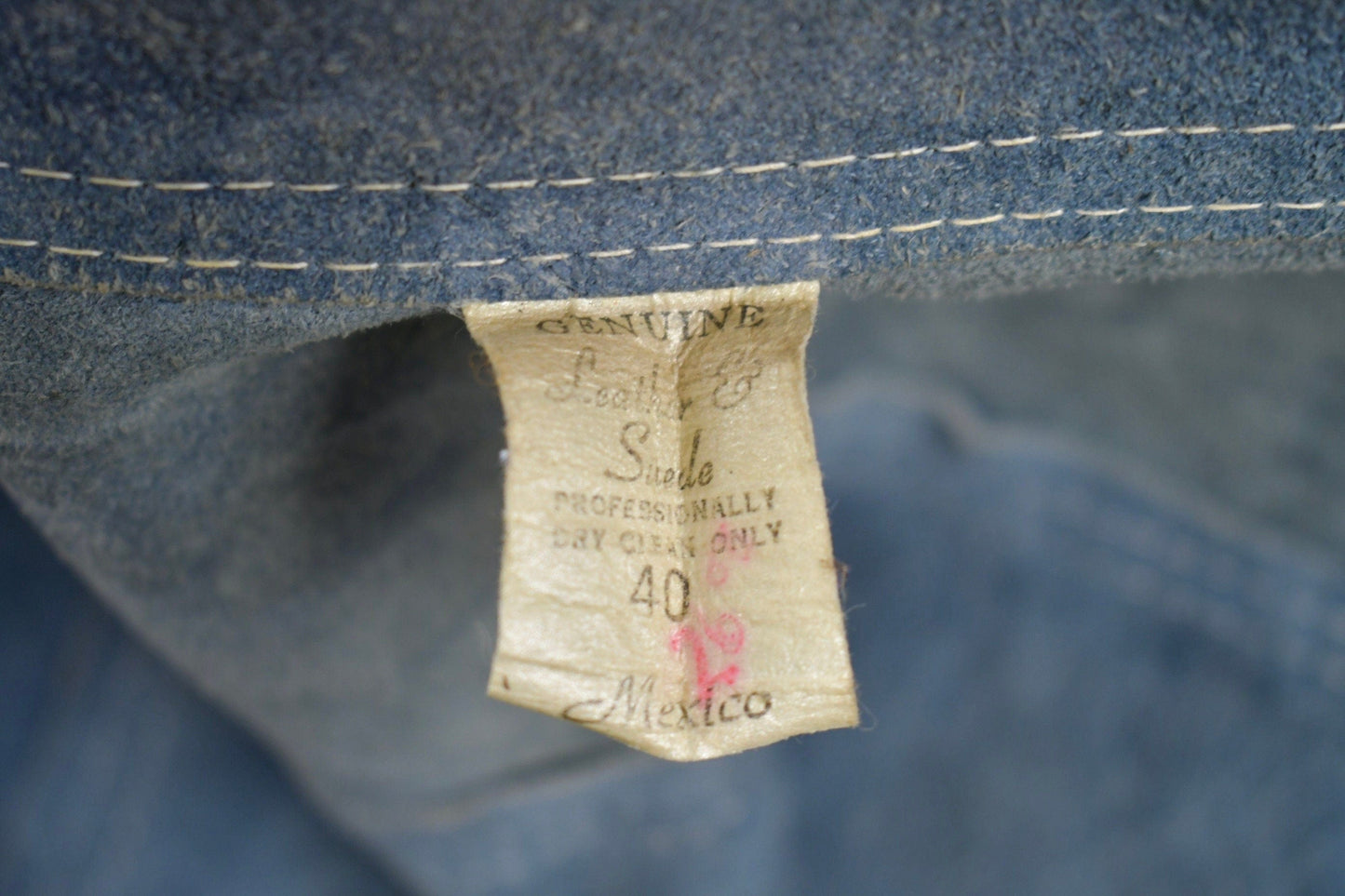 Vintage 1970s Genuine Leather Suede Jacket Men's Medium from propervintagecanada