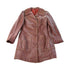 Vintage 1970s Genuine Leather Trench Coat Women&