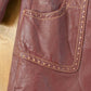 Vintage 1970s Genuine Leather Trench Coat Women's Medium from propervintagecanada