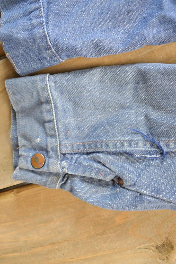 Vintage 1970s Genuine Roebucks Button Up Jean Jacket from propervintagecanada
