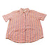 Vintage 1970s Gingham Plaid Short Sleeve Button Up Shirt Women&