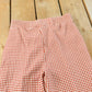 Vintage 1970s Gingham Polka Dot Bell Bottom Pants Women's 26 X 30 from propervintagecanada