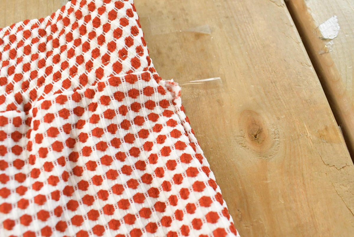 Vintage 1970s Gingham Polka Dot Bell Bottom Pants Women's 26 X 30 from propervintagecanada