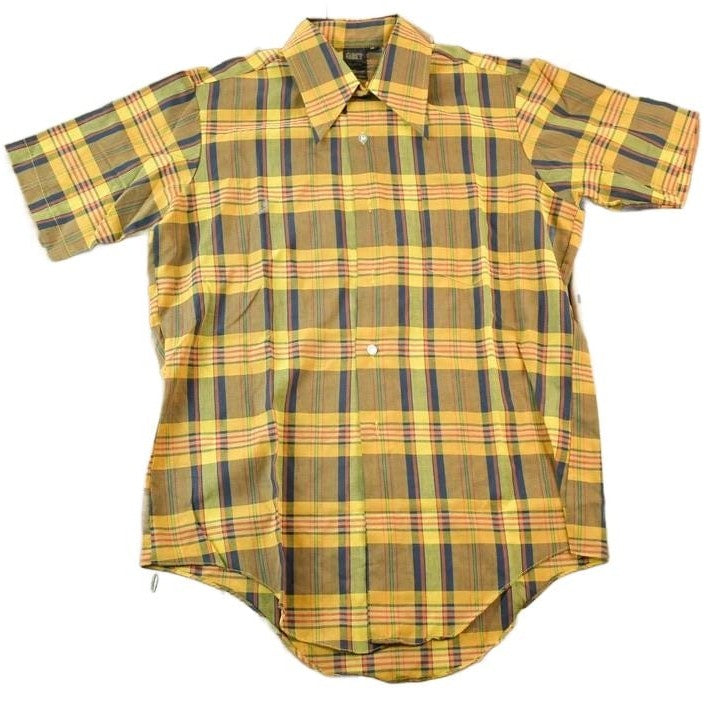 Vintage 1970s GMT Button Up Western Style Shirt Men's Large from propervintagecanada