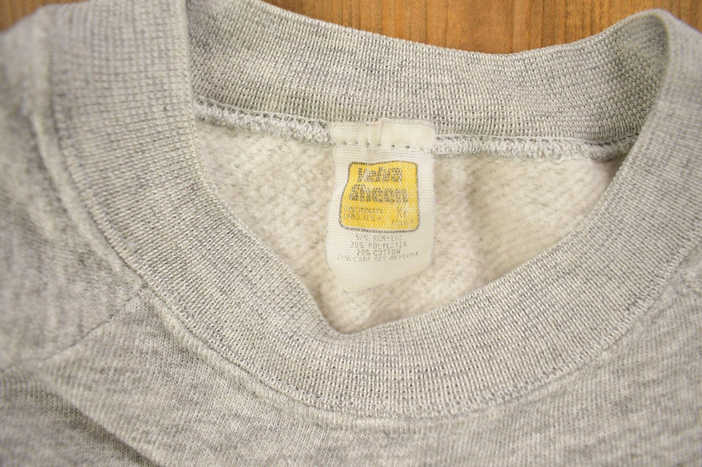 Vintage 1970s Grove City College Collegiate Raglan Crewneck from propervintagecanada