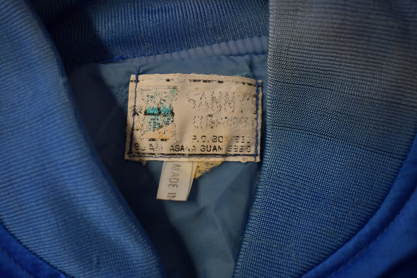 Vintage 1970s Guam USA Korean Sukajan Bomber Jacket from propervintagecanada