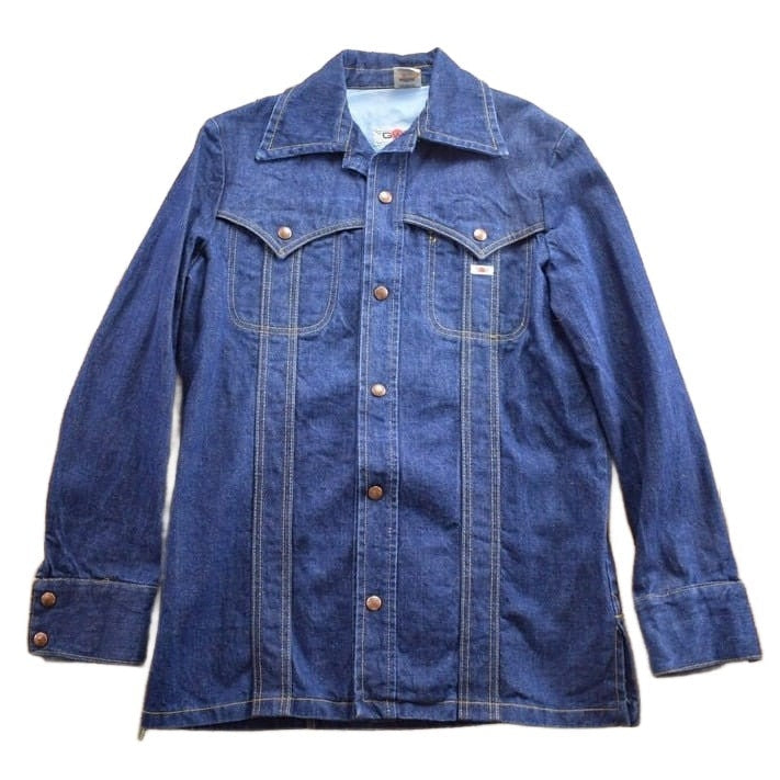 Vintage 1970s GWG Western Denim Jean Jacket Deadstock Men's Medium from propervintagecanada