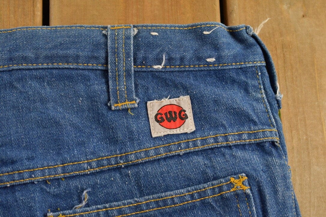 Vintage 1970s GWG Western Style Boot Jeans Men's 34 x 38.5 from propervintagecanada