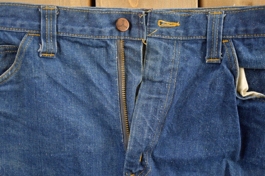 Vintage 1970s GWG Western Style Boot Jeans Men's 34 x 38.5 from propervintagecanada
