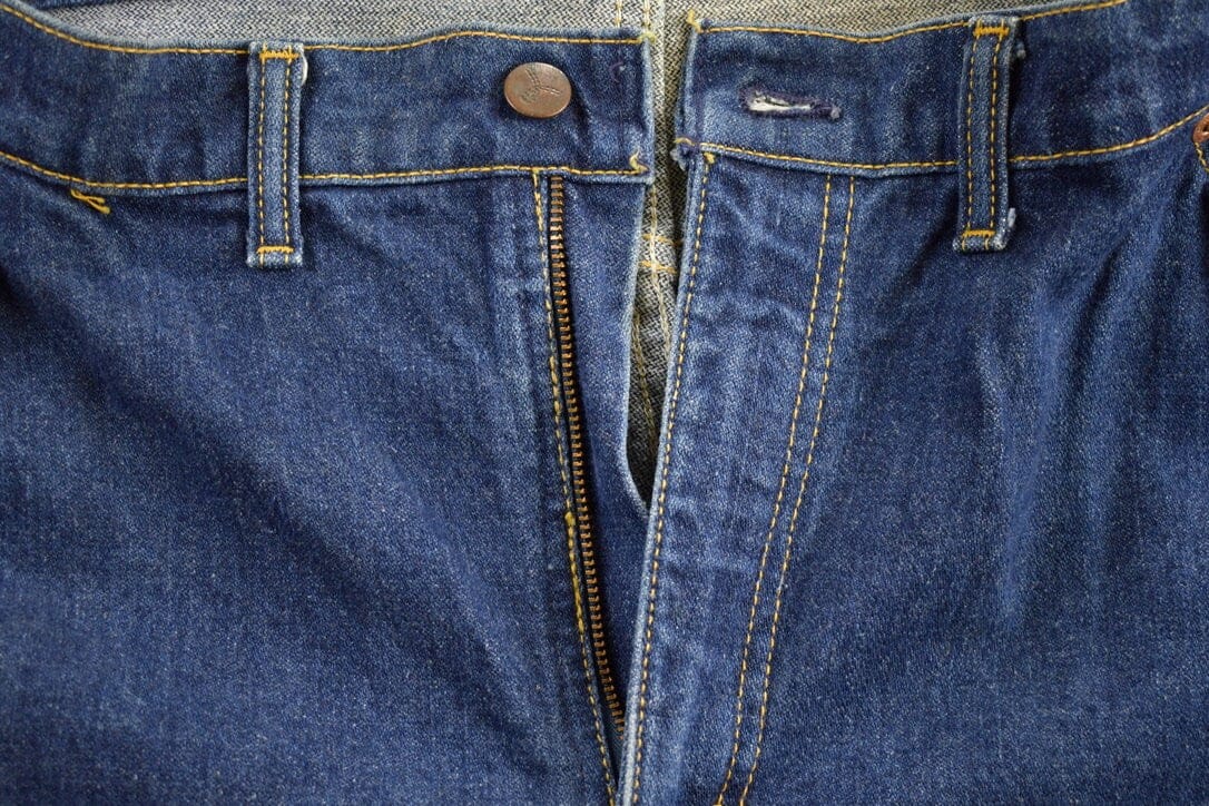 Vintage 1970s GWG Western Style Boot Jeans Men's 34 x 38.5 from propervintagecanada
