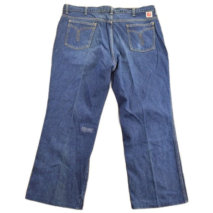 Vintage 1970s GWG Western Style Boot Jeans Men's 34 x 38.5 from propervintagecanada