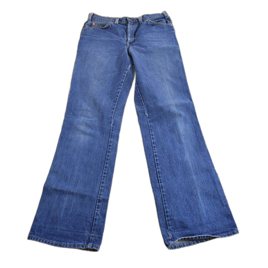 Vintage 1970s GWG Western Style Flare Denim Jeans Men's 32 x 32 from propervintagecanada