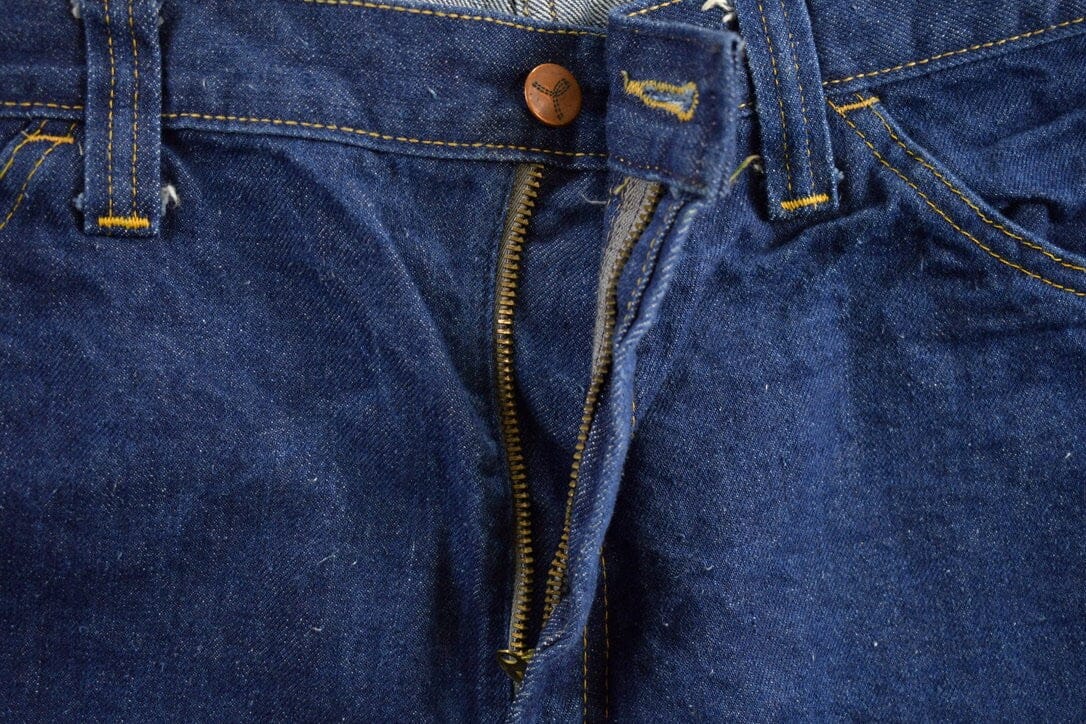 Vintage 1970s GWG Western Style Flare Denim Jeans Men's 36 x 32 from propervintagecanada