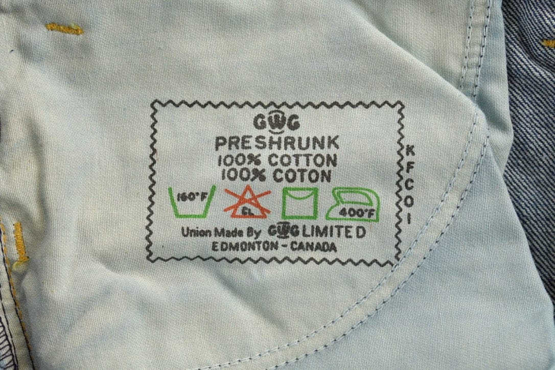 Vintage 1970s GWG Western Style Flare Denim Jeans Men's 37 x 32.5 from propervintagecanada