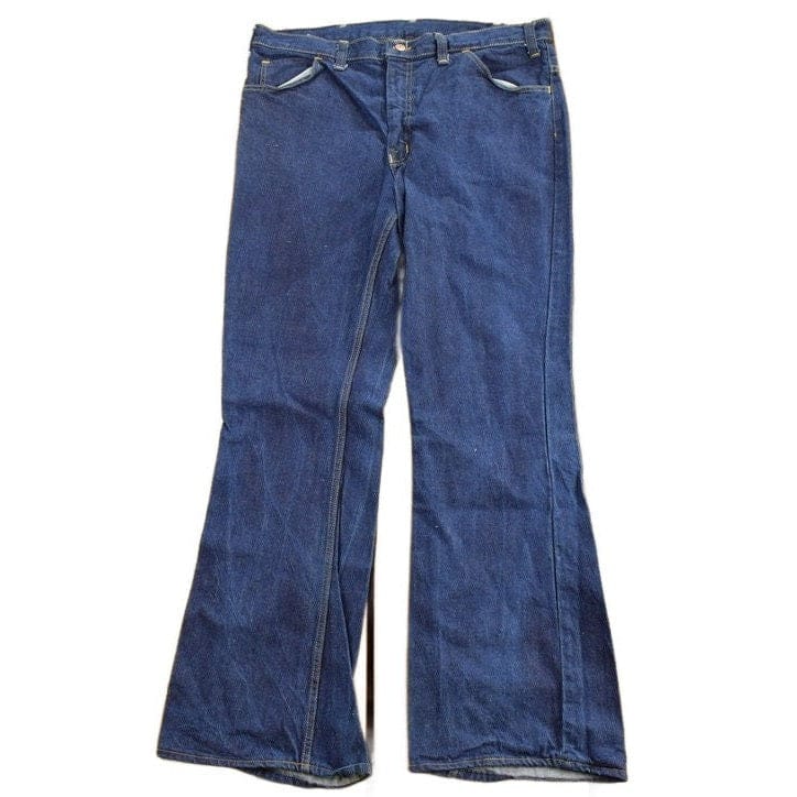 Vintage 1970s GWG Western Style Flare Denim Jeans Men's 37 x 32.5 from propervintagecanada